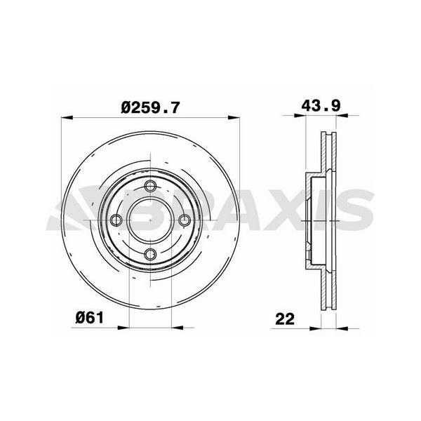 Fren Diski Ön Nissan Micra Mk4 Note Iı 1.2I
