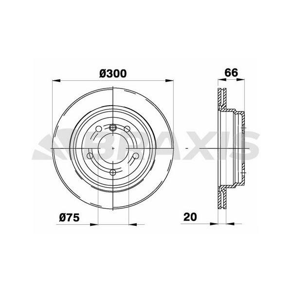Fren Diski Arka Bmw 1 Serısı E81 3 Serısı E90 E93 05>