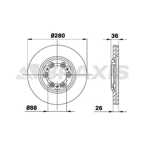 Fren Diski Ön Frontera A Frontera B