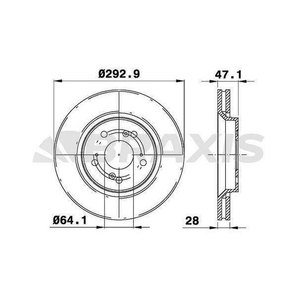 Fren Diski Ön Havalı Honda Crv 2007-> ( 293X5 )