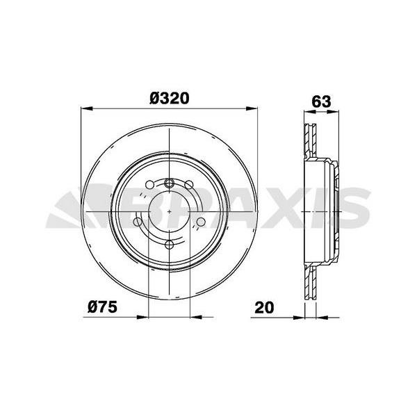 Fren Diski Arka Bmw E60 