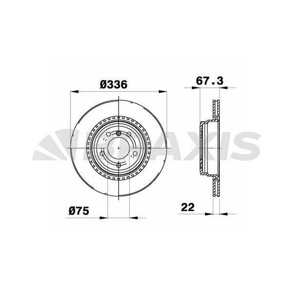 Fren Diski Arka Havalı Bmw E90 E92 X1 E84
