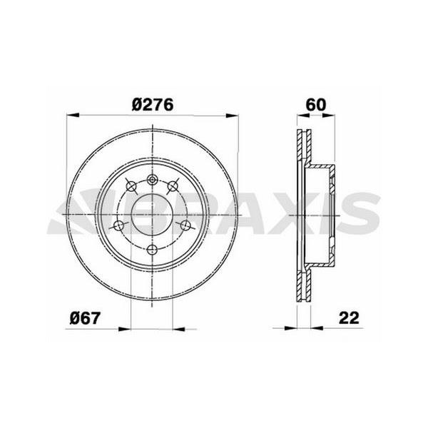 Fren Diski Ön V-Class 638/2 97>03 Vıto 638 97>03