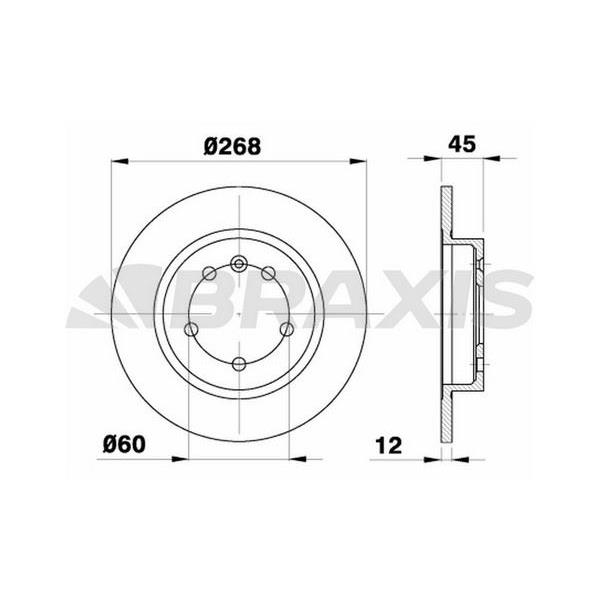 Fren Diski Arka Astra Cruze J 1.3 Cdtı / 1.4 / 1.4 Turbo / 1.6 / 1.6 Sıdı / 1.7 Cdtı / 2.0 Cdtı 12 / 09
