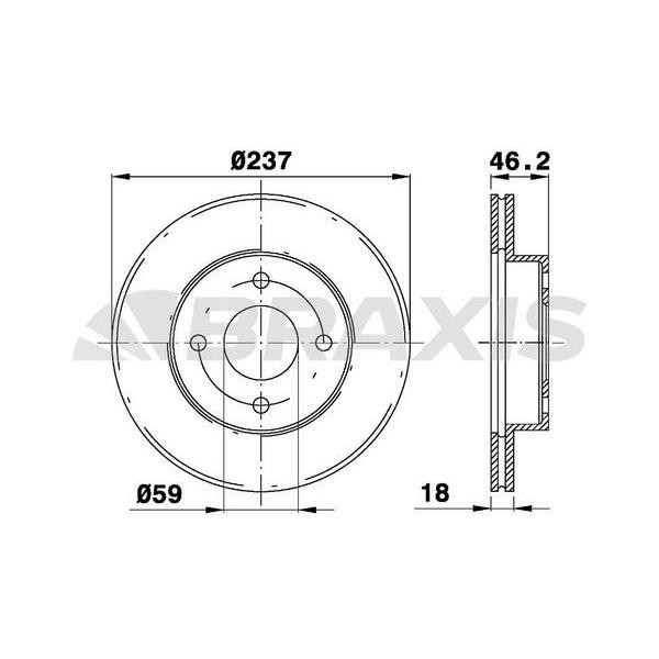 Fren Diski Ön Nissan Micra Mk2 1.0I 1.5D