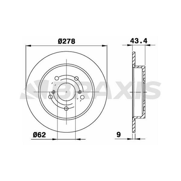 Fren Diski Arka Suzuki Swift Iı Sx4 1.3I