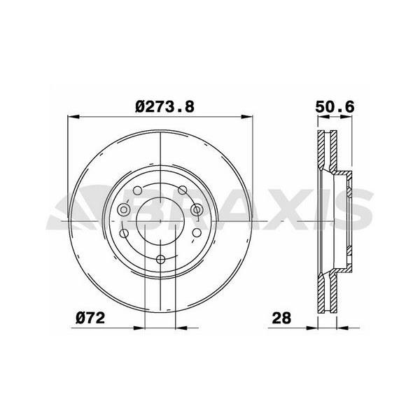Fren Diski Ön Kia Carnival Iı 2000-2006 Iı Sedona 2.5I