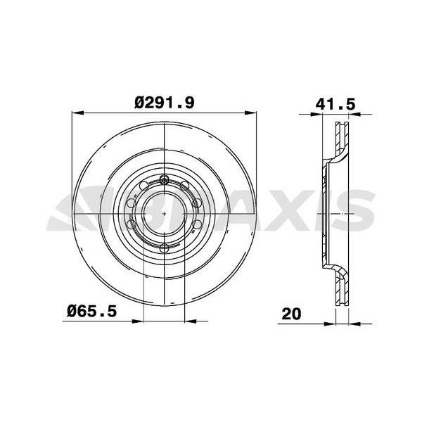 Arka Fren Diski Havalı Vectra C - Sıgnum / Saab 9,3