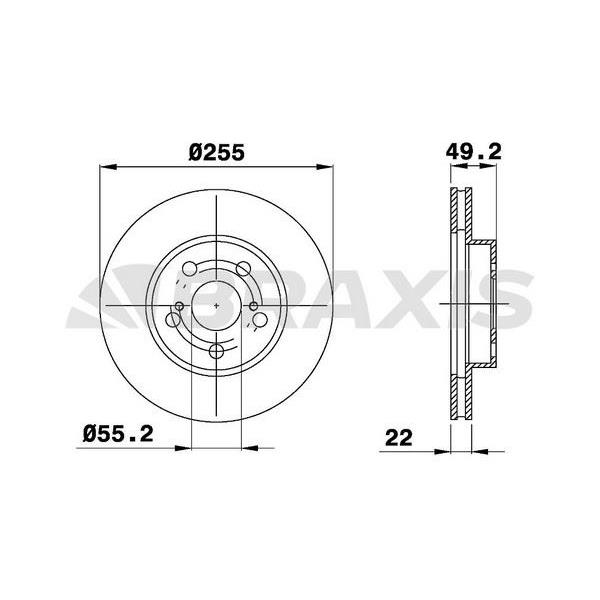 Fren Diski Ön Toyota Prıus 1.5I