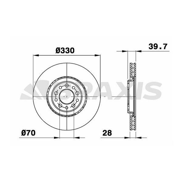 Fren Diski Ön Havalı 159 159 Sportwagon 2,4Jtdm / 3,2Jts Q4 09 / 05 Brera 3,2Jts Q4 01 / 06 Spıder 2,4