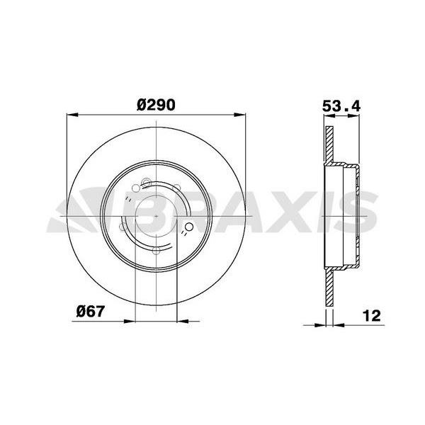 Fren Diski Arka E-Class W210 96>02 S210 97>03