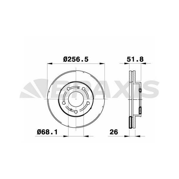 Fren Diski Ön Nissan Serena 1.6I 2.0D 2.0I