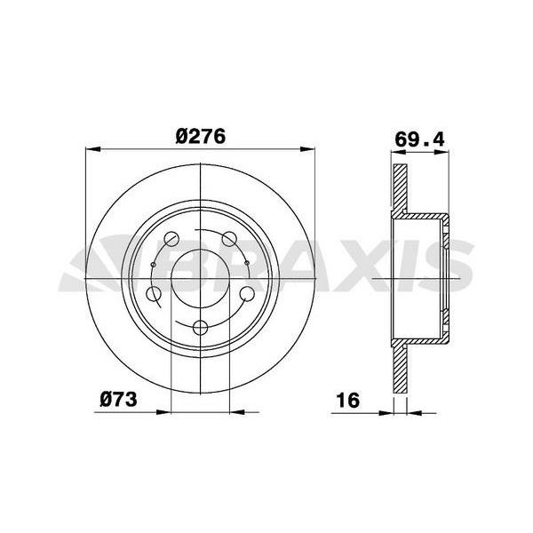 Fren Diski Arka Iveco Daıly 99 2.3Td 2.8Td