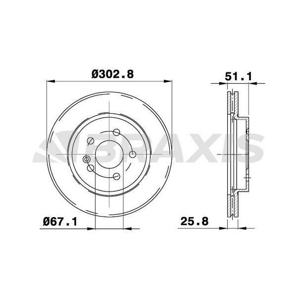 Fren Diski Ön Ml-Class W163 98>05