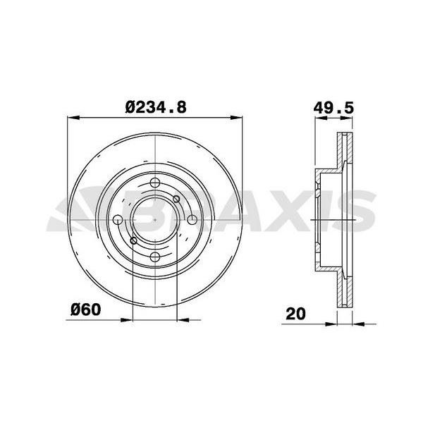 Fren Diski Ön Suzuki Baleno 1.3I 1.6I