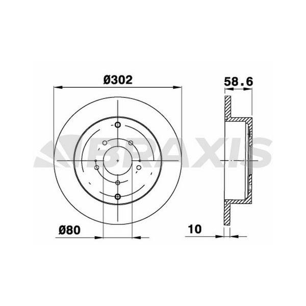 Fren Diski Arka Outlander Iı 2.0 Dı D / 2.2 Dı D / 2.2 Dı D 4Wd / 2.4 07