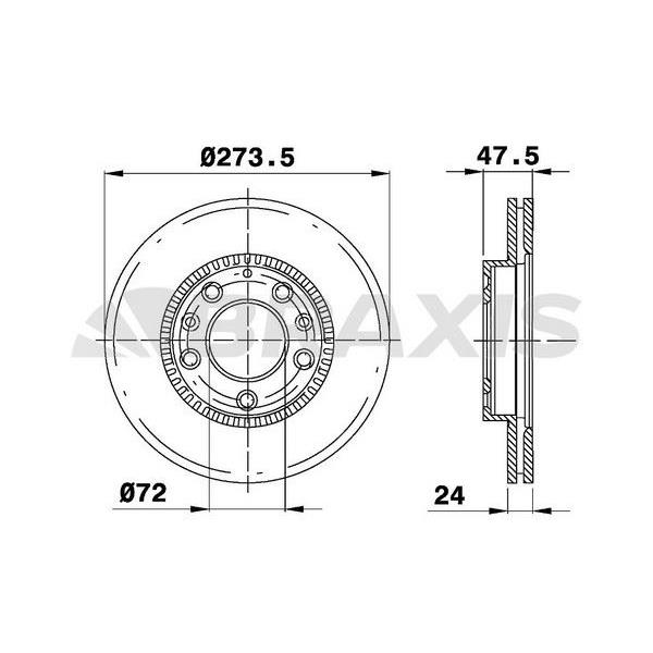 Fren Diski Ön Havalı Mazda 6 Gg 1.8 02 626 V Sw 2.0 / 2.0Hd / 2.0Tdı / 1.8 / 2.0 Td 98 02