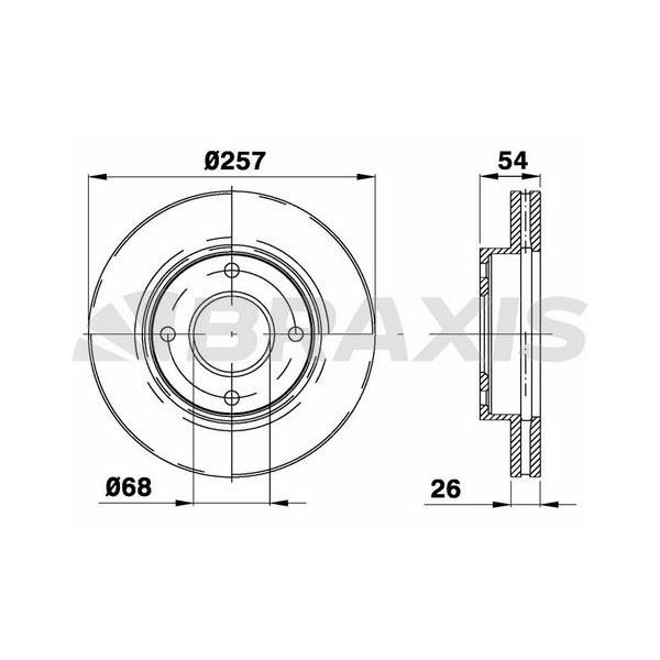 Fren Diski Ön Nissan Nv200 1.5Dcı 1.6I