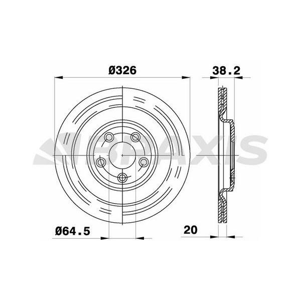Fren Diski Arka Aguar Xf Xj Xk 08>