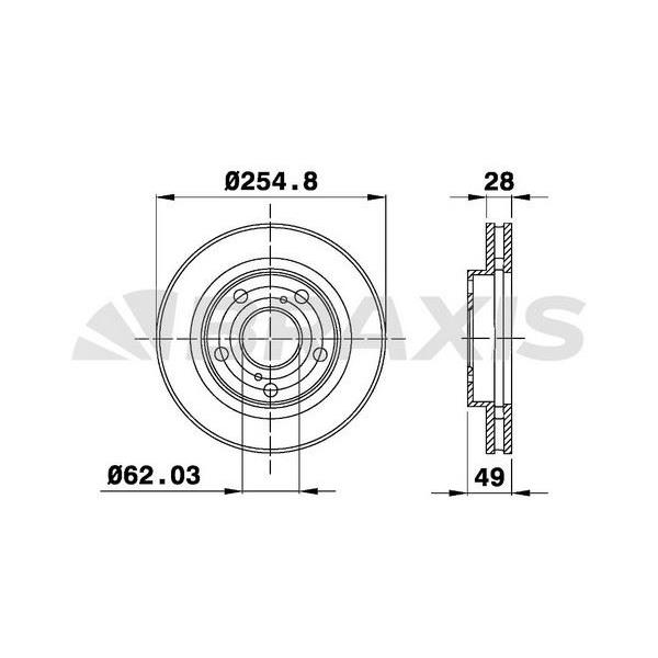 Fren Diski Ön Toyota Camry Pıcnıc 2.2I 2.0I