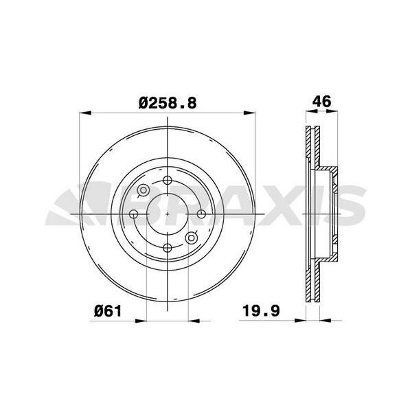 Fren Diski Ön Havalı Espace 2.0 / 2.0I / 2.1 / 2.1Td 86 91 R25 2.0 / 2.1D / 2.1Td / 2.2 84 92