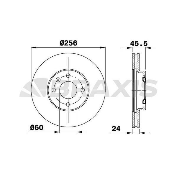 Fren Diski Ön Chevrolet Aveo T300 1.2I