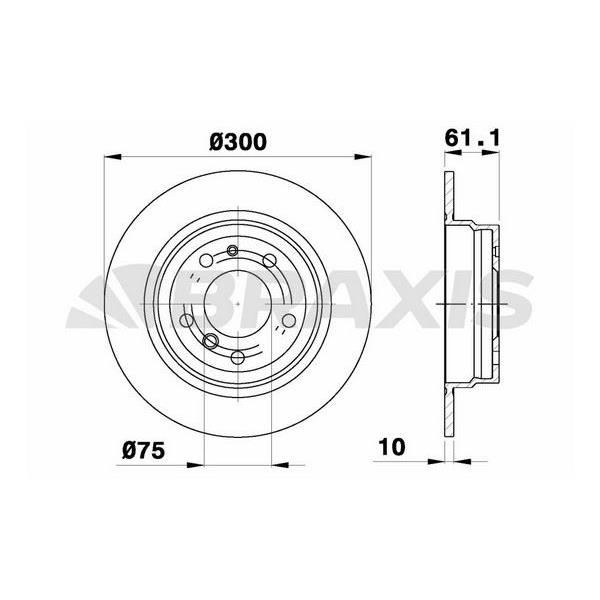 Arka Fren Diski Bmw E34 90>95
