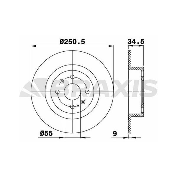 Fren Diski Arka Mazda 323 Mx3 Mx5 1.8I