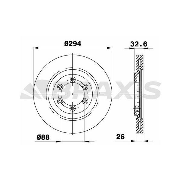 Fren Diski Ön Ssangyong Rexton Iı 3.2I
