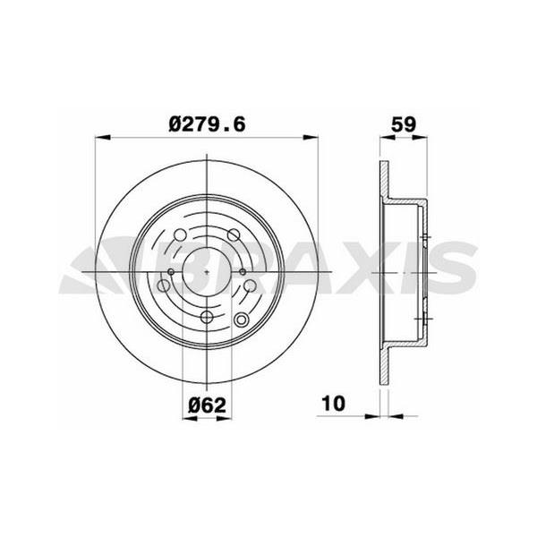Fren Diski Arka Toyota Avensis 2.2D 4D