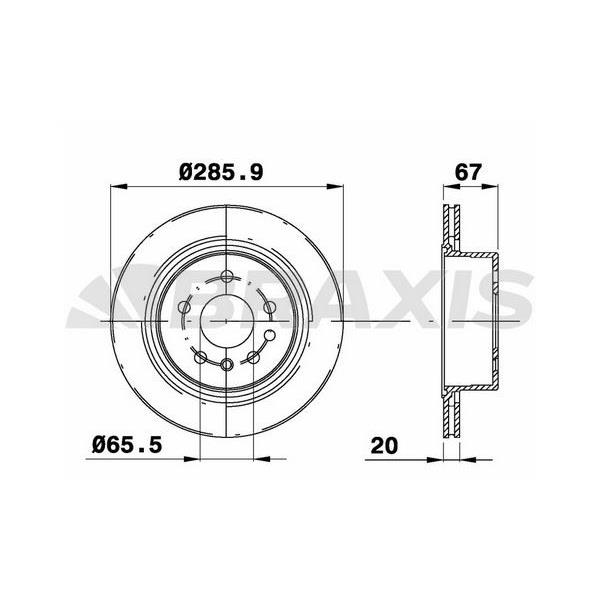 Fren Diski Arka Havalı Omega B 2.6 V6 / 3.2 V6 09 / 00 07 / 03 Omega B Kombı 2.6 V6 / 3.2 V6 09 / 00 07 /