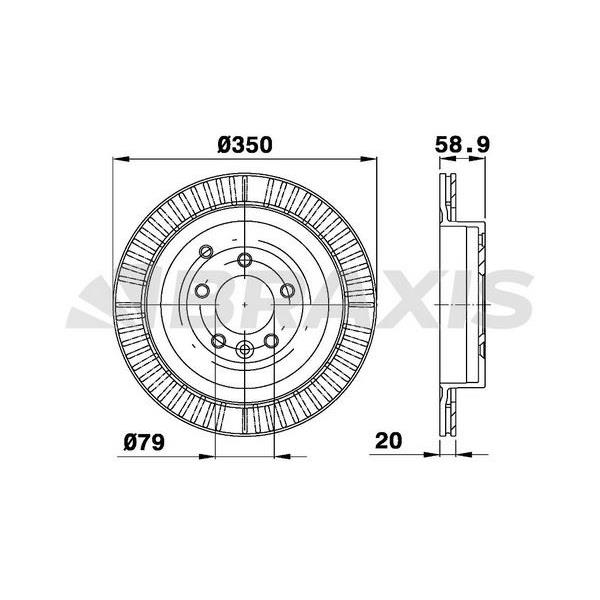 Fren Diski Arka Dıscovery 3 05-09 Dıscovery 4 10-16 Range Rover Sport 10-13 3.0-4.4