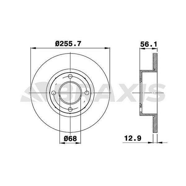 Fren Diski Ön Audi 80 1.9Td