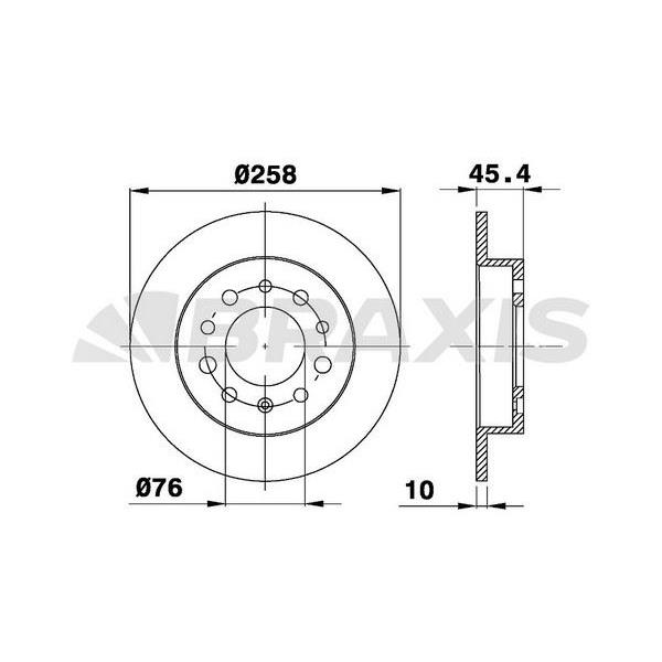 Fren Diski Arka Hyundai 2.0 16V (96 02) 1.6 16V (02 09) 2.0 (01 09)