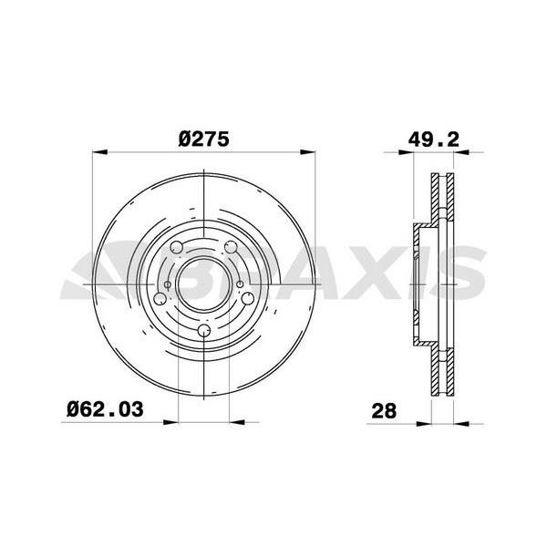 Fren Diski Ön Toyota Avensis Verso Pıcnıc