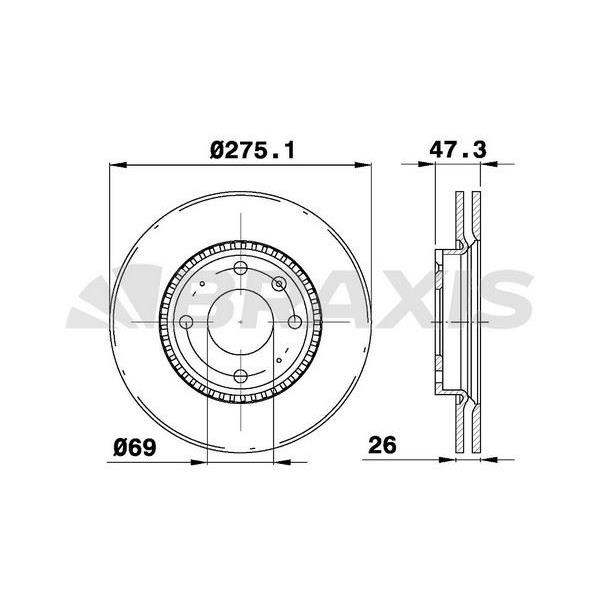 Fren Diski Ön Kia Cerato 1.5Crdi 1.6I