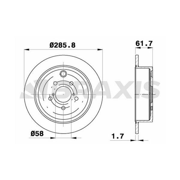 Fren Diski Arka Subaru Forester Impreza Legacy