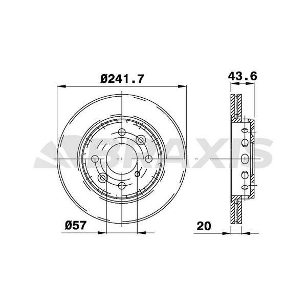 Fren Diski Ön Havalı Sephia 1.5I / 1.6I / 1.8I 16V 93 Shuma 1.5I 16V / 1.8I 16V 10 / 2997