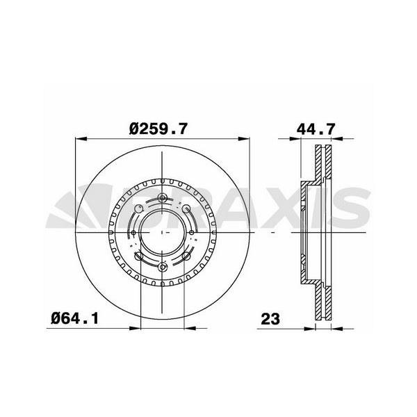 Fren Diski Ön Havalı Civic Vı Hb 1.7Ctdı 01 / 02 09 / 05