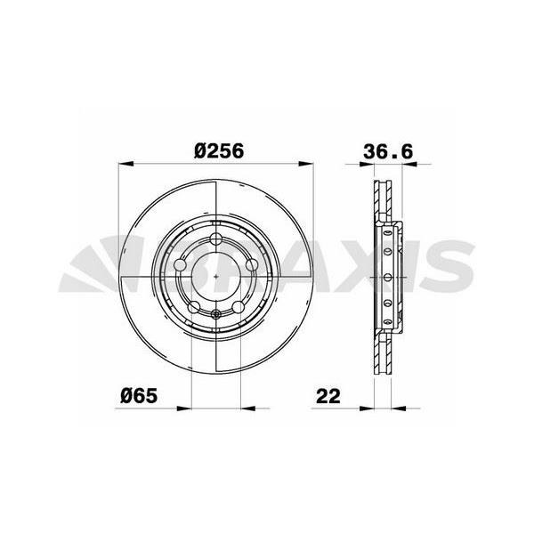 Fren Diski Arka A3 Bettle Bora Golf Octavıa 1.8T