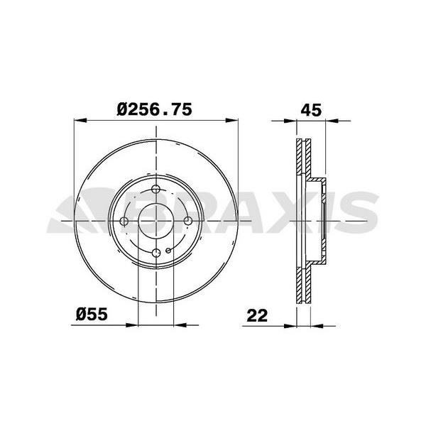 Fren Diski Ön Havalı Mazda 323 Lantıs 95>98 Famılaı 95>98 1.5 1.8 16V Mx3 1.6 16V 1.9 24V