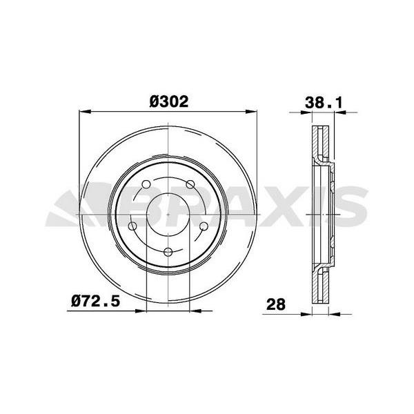 On Fren Diski Chrysler Grand VoYağer V Dodge Journey