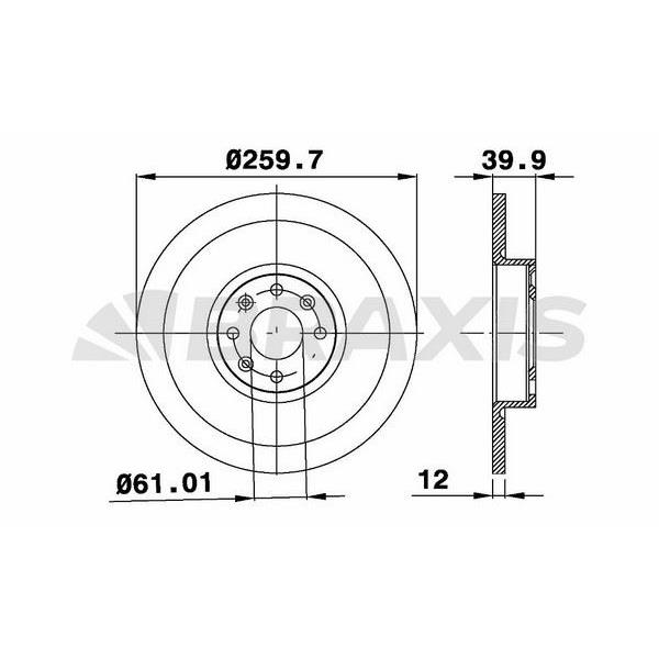 Fren Diski Ön Volvo 440 1.6I 1.7I