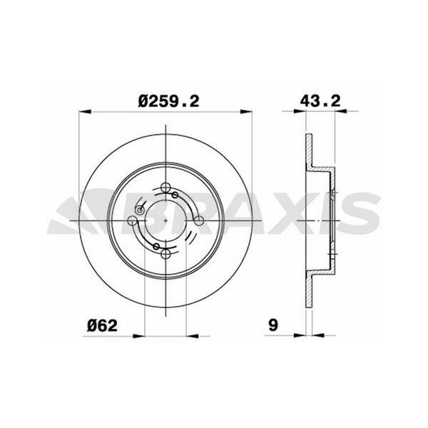 Fren Diski Arka Swift Iv 10> 259X4