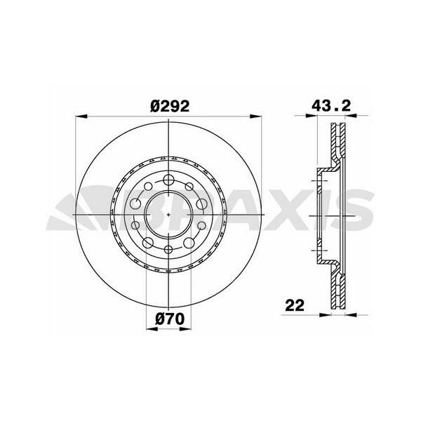 Fren Diski Arka Havalı 159 159 Sportwagon 2.4Jtdm / 3.2Jts Q4 09 / 05 Brera 3.2Jts Q4 01 / 06