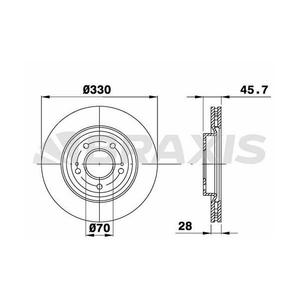 Fren Diski Ön Mitsubishi GranDış 2.4I