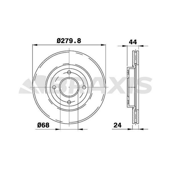 Fren Diski Ön Nissan Tııda 1.5Dcı 1.6I