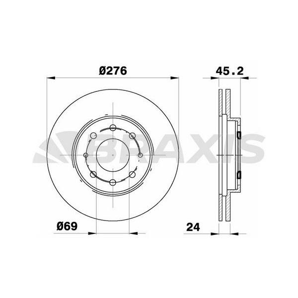 Fren Diski Ön Mitsubishi Galant 2.0I 2.4I