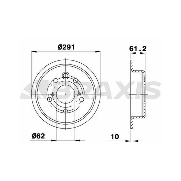 Fren Diski Arka Lexus Is 220D 250 2.2D4 D