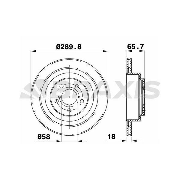 Fren Diski Arka Subaru Impreza Legacy 2.0I